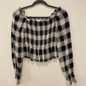 Off-the-shoulder blouse